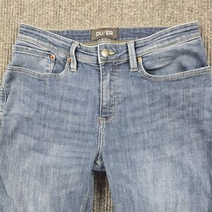 DU/ER Jeans Mens 32x34 Blue N2X Relaxed Taper Stretch Quick Dry Work 31x32